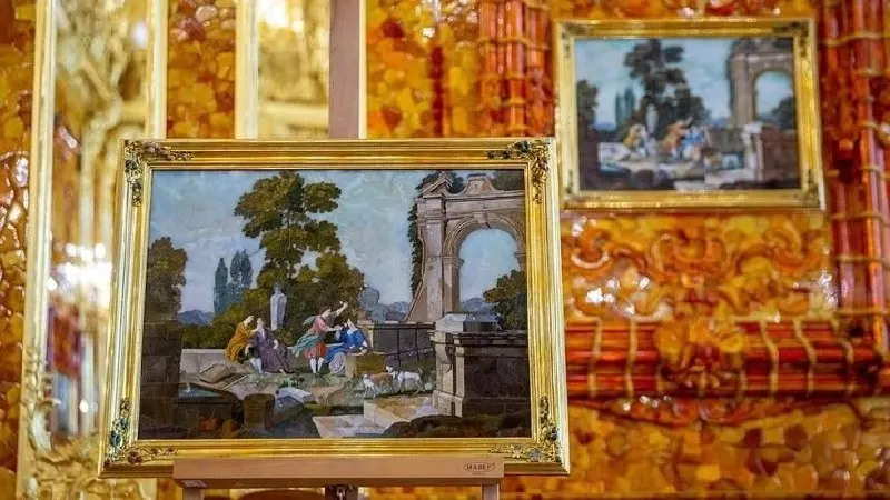 Редкую мозаику можно увидеть в Музее янтаря. Экспонат считался утраченным после войны; спустя годы он вернулся в музейный оборот, став объектом интереса публики.