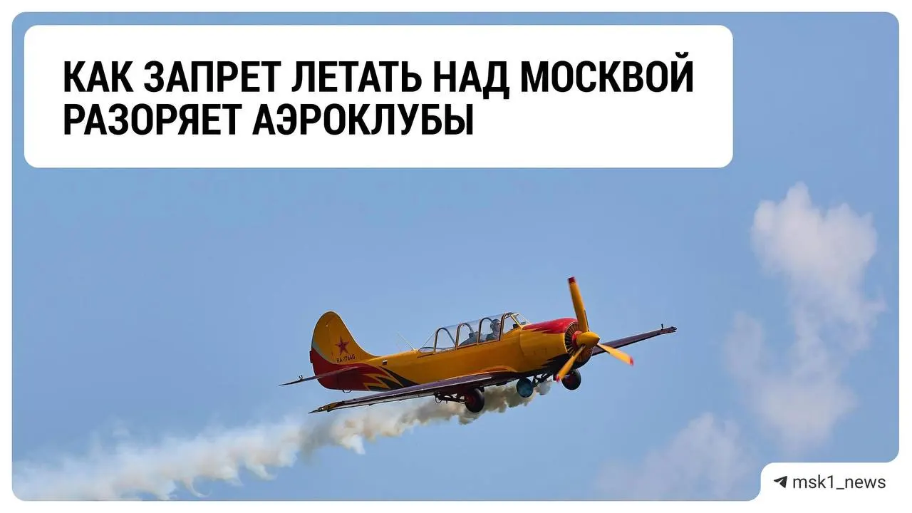 Запрет на полёты над столичной областью приводит к экономическим трудностям аэроклубов Подмосковья и вызывает неопределённость на фоне продолжающихся ограничений.