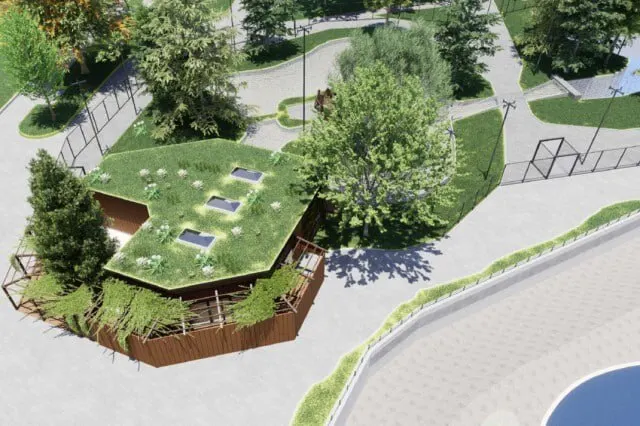 Планируется возведение водоёма и всесезонного павильона для пеликанов и других птиц стоимостью около 34 млн рублей; реализация займёт около 145 дней.