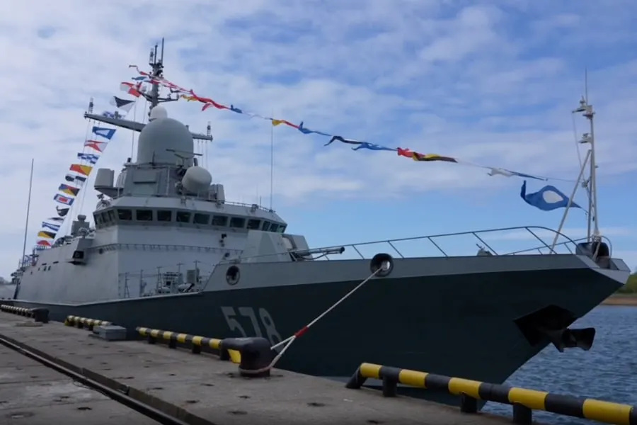 В&nbsp;Балтийске приняли в&nbsp;состав ВМФ&nbsp;малый ракетный корабль «Буря»