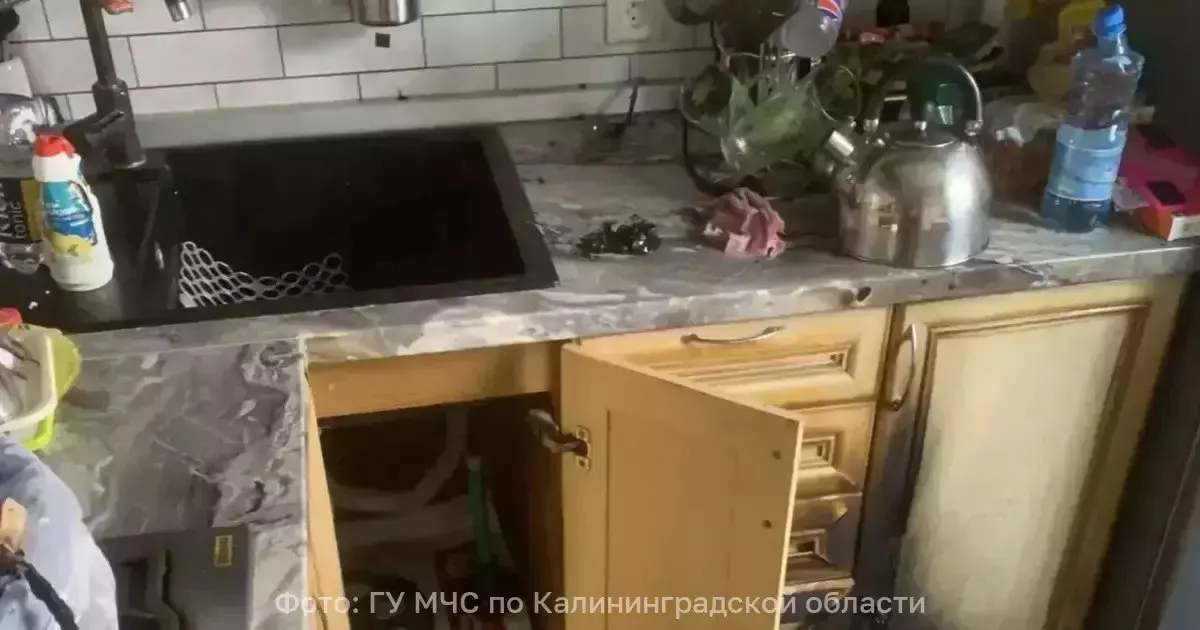 Пенсионерка получила ожоги из-за пожара на кухне; пострадавшая госпитализирована. Детали устанавливаются.