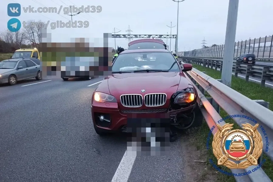 На Северном обходе Калининграда произошла авария, в результате которой пострадал четырехмесячный ребёнок; обстоятельства расследуются.